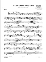 D'un matin de printemps - Lili Boulanger - Partition - Violon